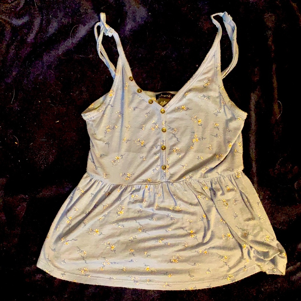 empire waist floral spagetti strap size SMALL